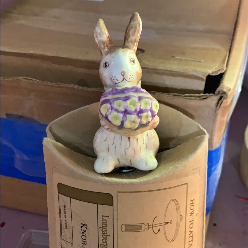 Longaberger Knob/Bunny